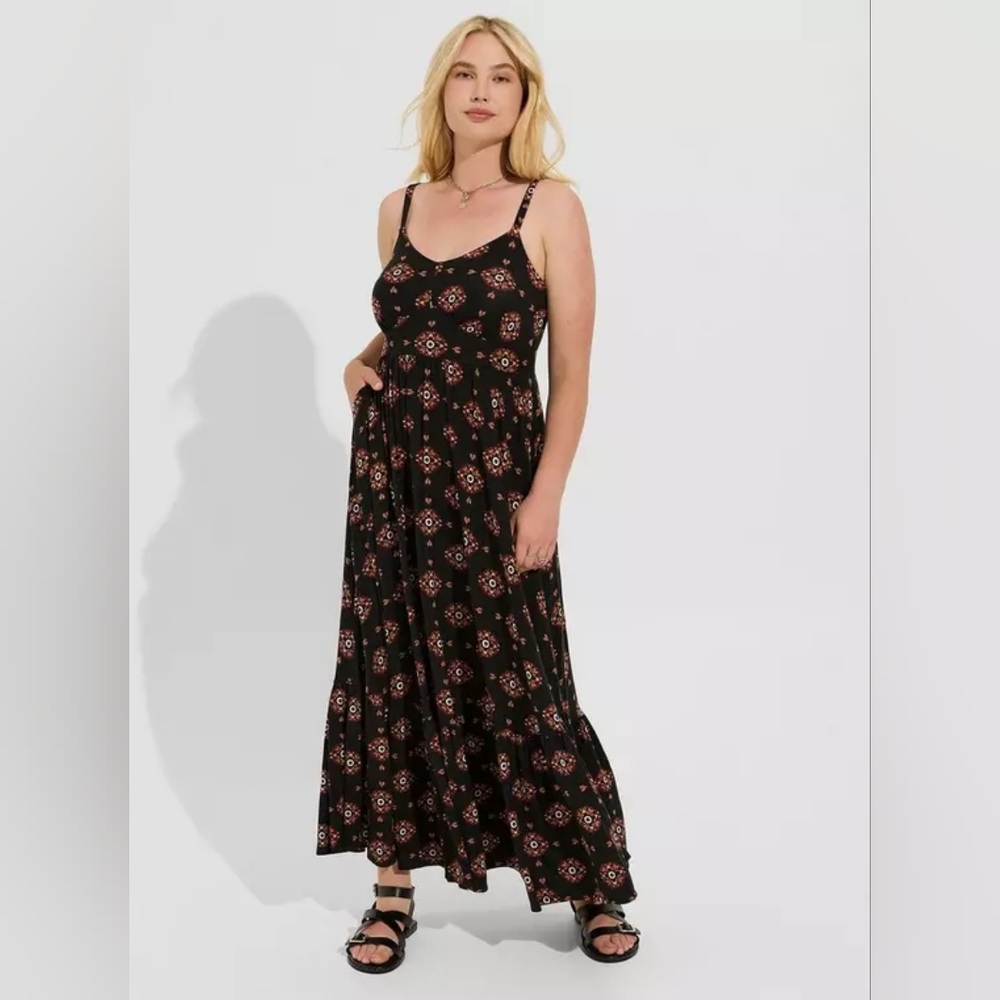 Torrid Patterned Maxi Dress